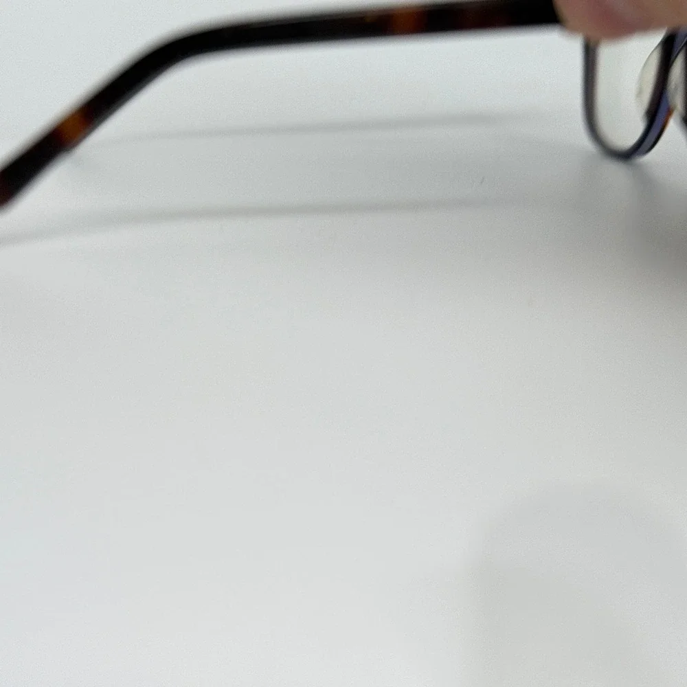 Amelia E. C.1874‎ 140 Womens Eyeglasses Frames Brown Tortoise Square Full 21598
